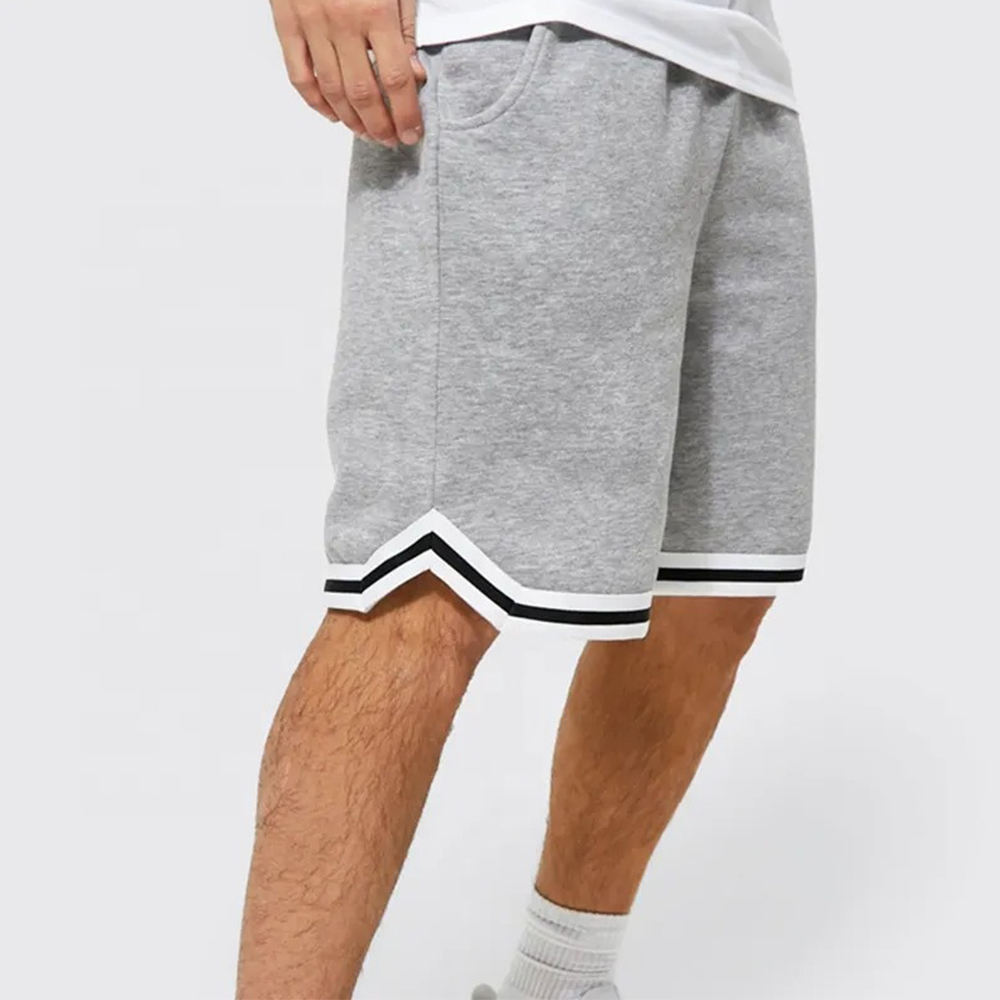 Hestic Sports Wear High Quality Custom Made Basketball Shorts For Mens Cropped Fit Polyester Plain Sublimation Shorts For Mens